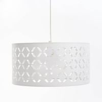 Абажур   40 см SILMIDE единый размер белый LA REDOUTE INTERIEURS  фото, kupilegko.ru